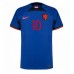 Nederland Memphis Depay #10 Voetbalkleding Uitshirt WK 2022 Korte Mouwen